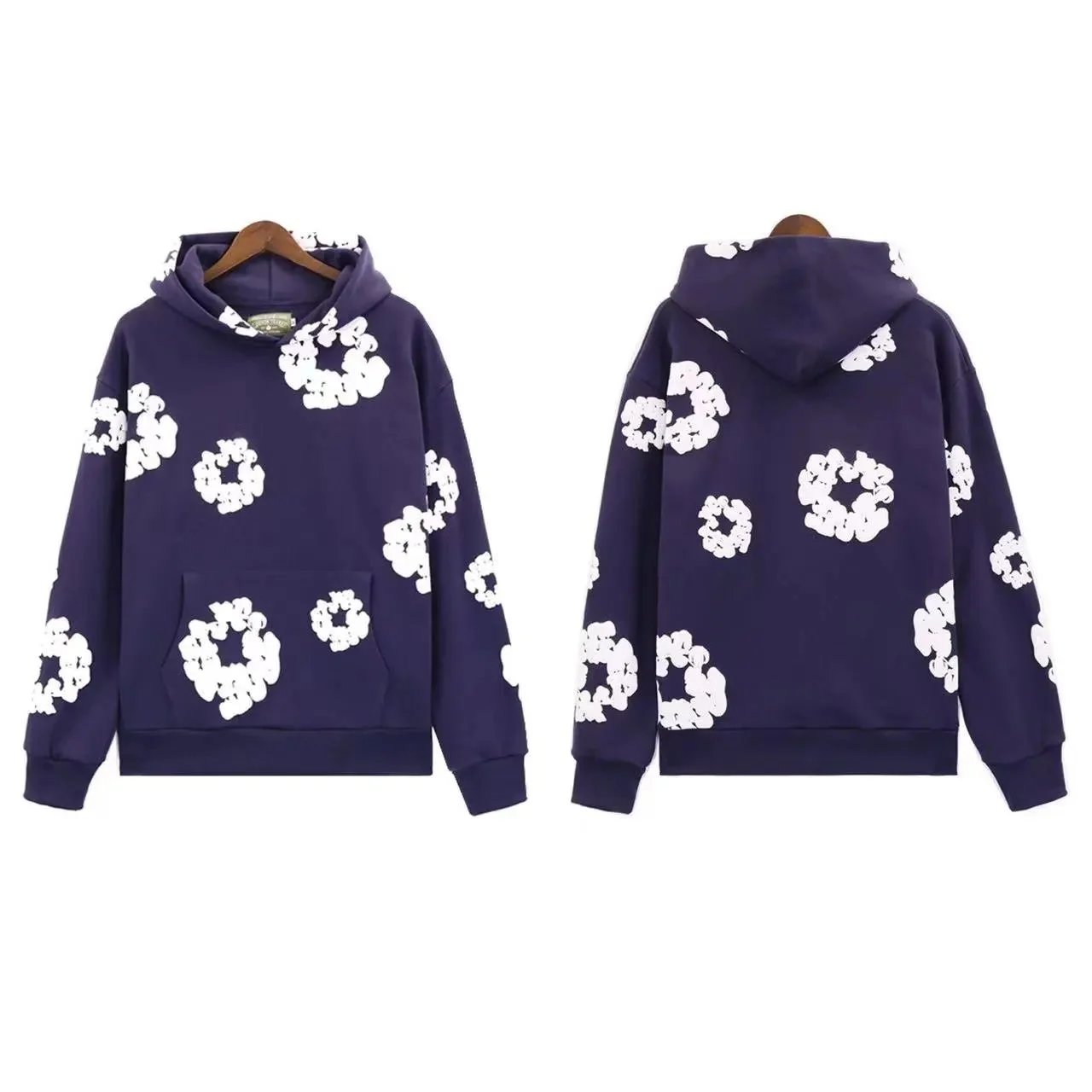 Purple blue hoodie