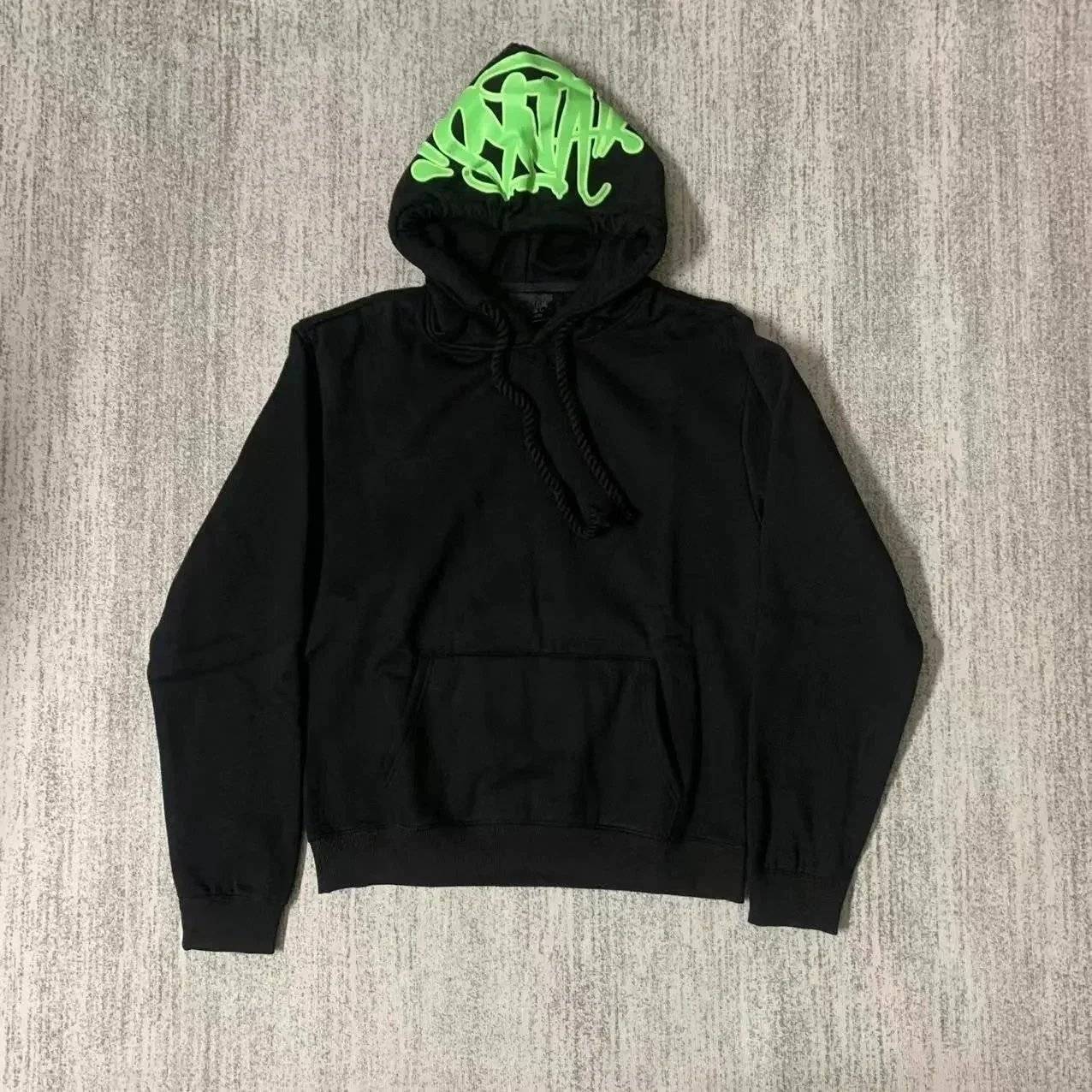 Black and green hoodie