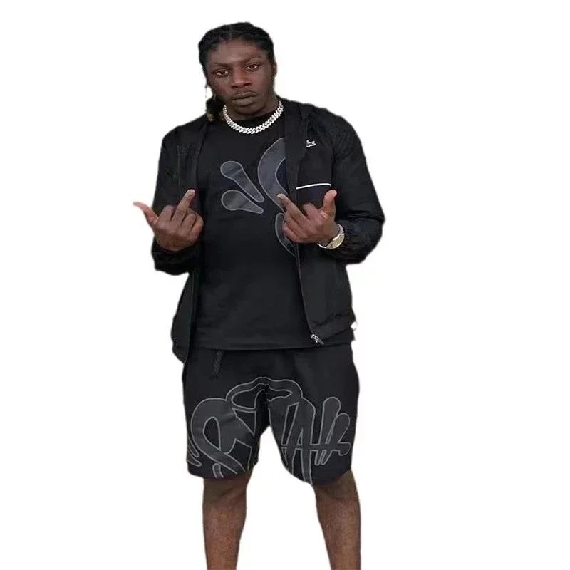 12 Black Short Sleeve Set