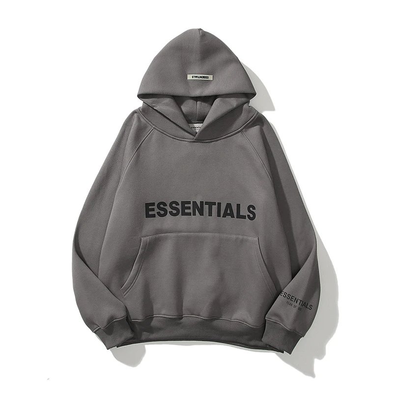 58 gray hooded