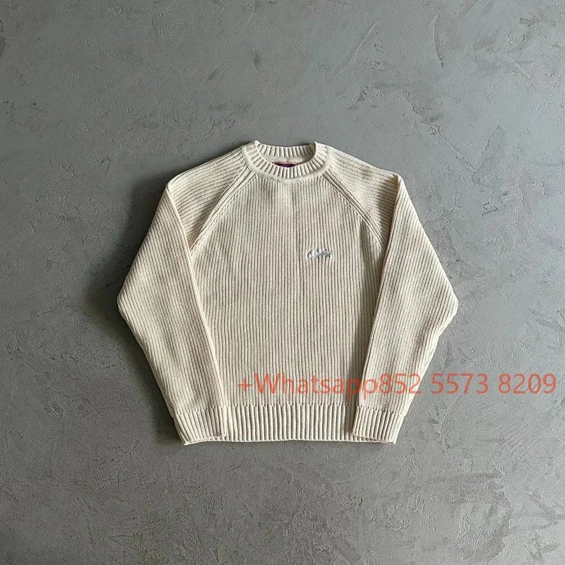 Fine letter embroidery/apricot color